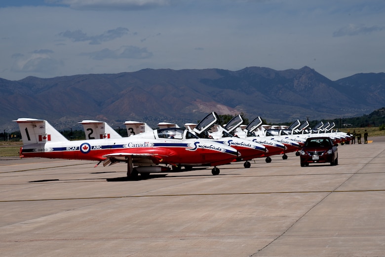 AF and Canada aircraft displayed at Peterson AFB > Peterson Space Force