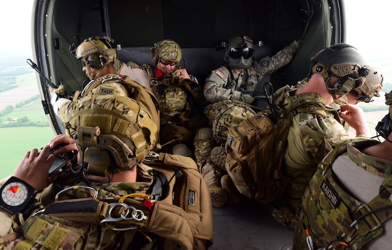 TACP; tactical air control party; JTAC; joint terminal attack controller; Whiteman; free fall; UH-60; 18th ASOG