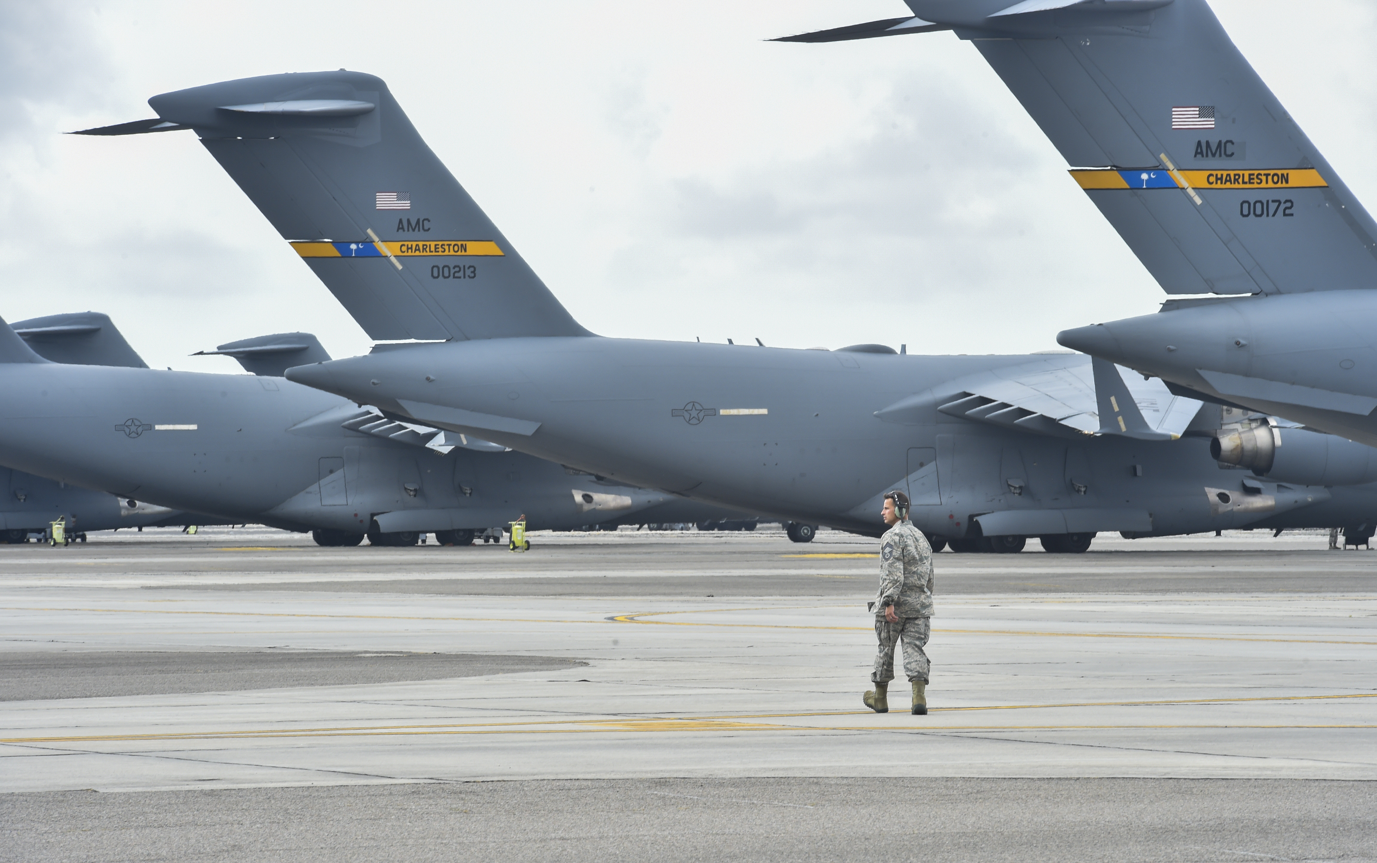 JB Charleston shows air capabilities with large formation exercise