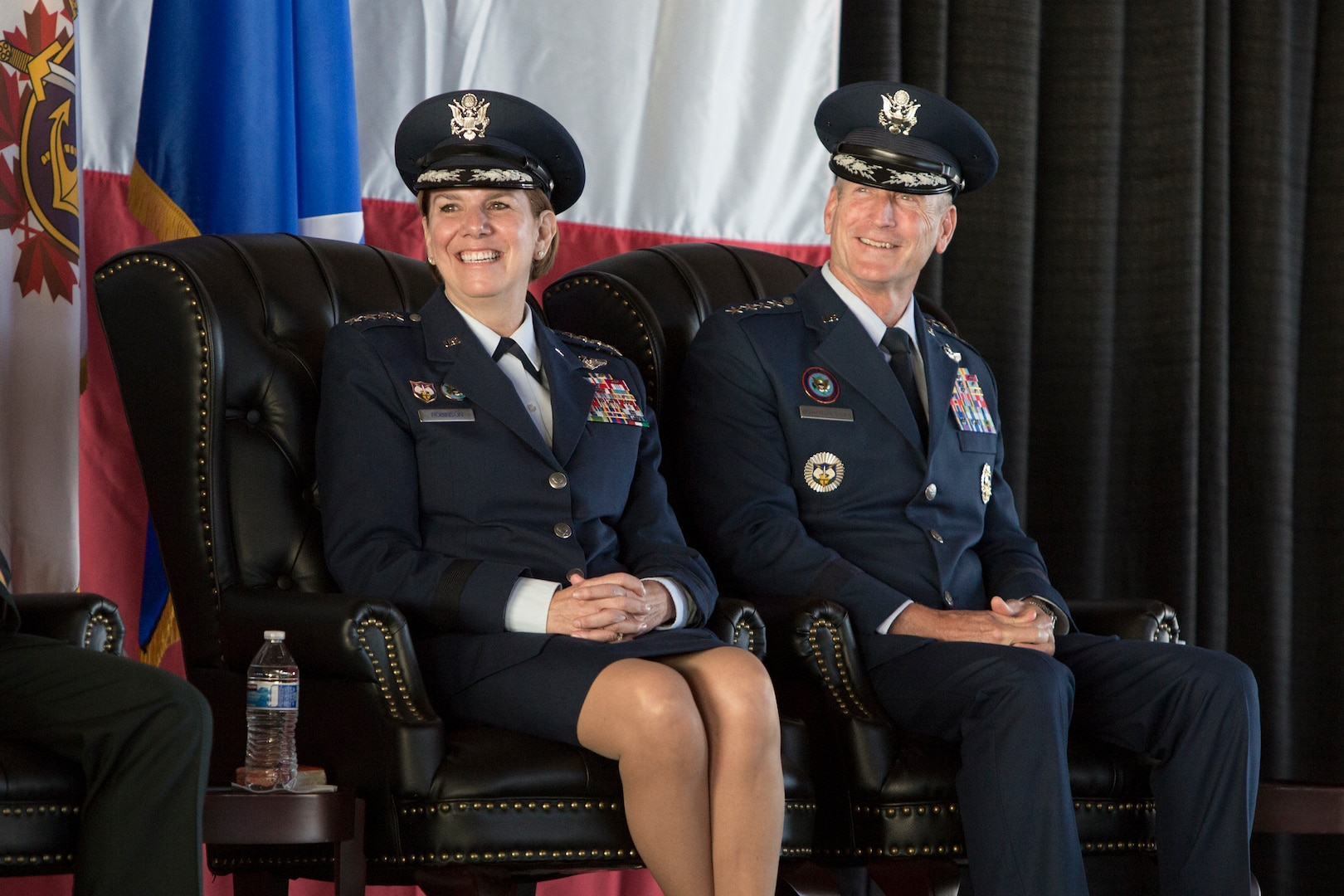 Air Force Gen. Terrence J. O'Shaughnessy assumed command of the North American Aerospace Defense Command and United States Northern Command from Air Force Gen. Lori Robinson during a ceremony held at Peterson Air Force Base today.