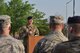U.S. Air Force Lt. Col. Justin Secrest, the 509th Security Forces Squadron commander, gives opening remarks for National Police Week May 17, 2018, at Whiteman Air Force Base, Mo.