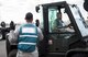 Senior Airman Diego Villanueva, 92nd Logistics Readiness Squadron petroleum, oil and lubricants journeyman, marshals a forklift during an exercise at Fairchild Air Force Base, Washington, May 2, 2018. Team Fairchild practiced their ability to perform during contingency operations, April 30 through May 11, giving personnel the hands-on experience needed to effectively deploy Airmen and assets downrange at a moment’s notice. (U.S. Air Force Photo/Senior Airman Sean Campbell)