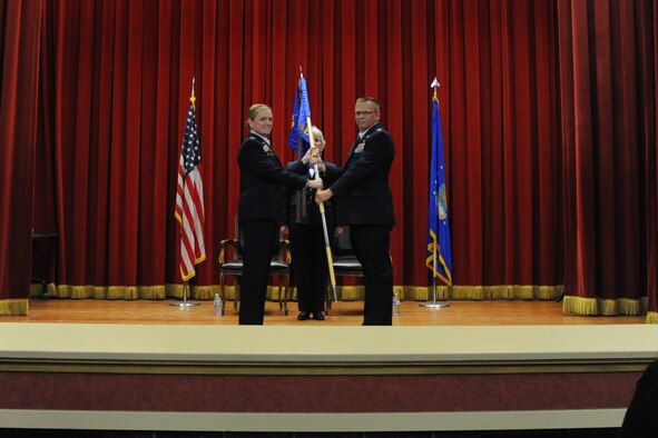 The 452nd Aeromedical Evacuation Squadron (AES) Assumption of Command.