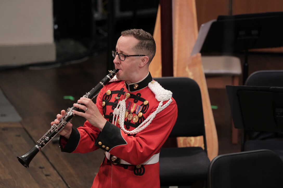 Marine Band performed a concert titled, “To Make Us Proud: A Leonard Bernstein Centennial Celebration”