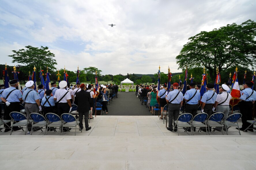 Civilian and military officials came together during a Memorial Day ceremony at Lorraine American Cemetery, Saint-Avold, Moselle, France. The ceremony allowed all in attendance to pay respect to fallen service members.