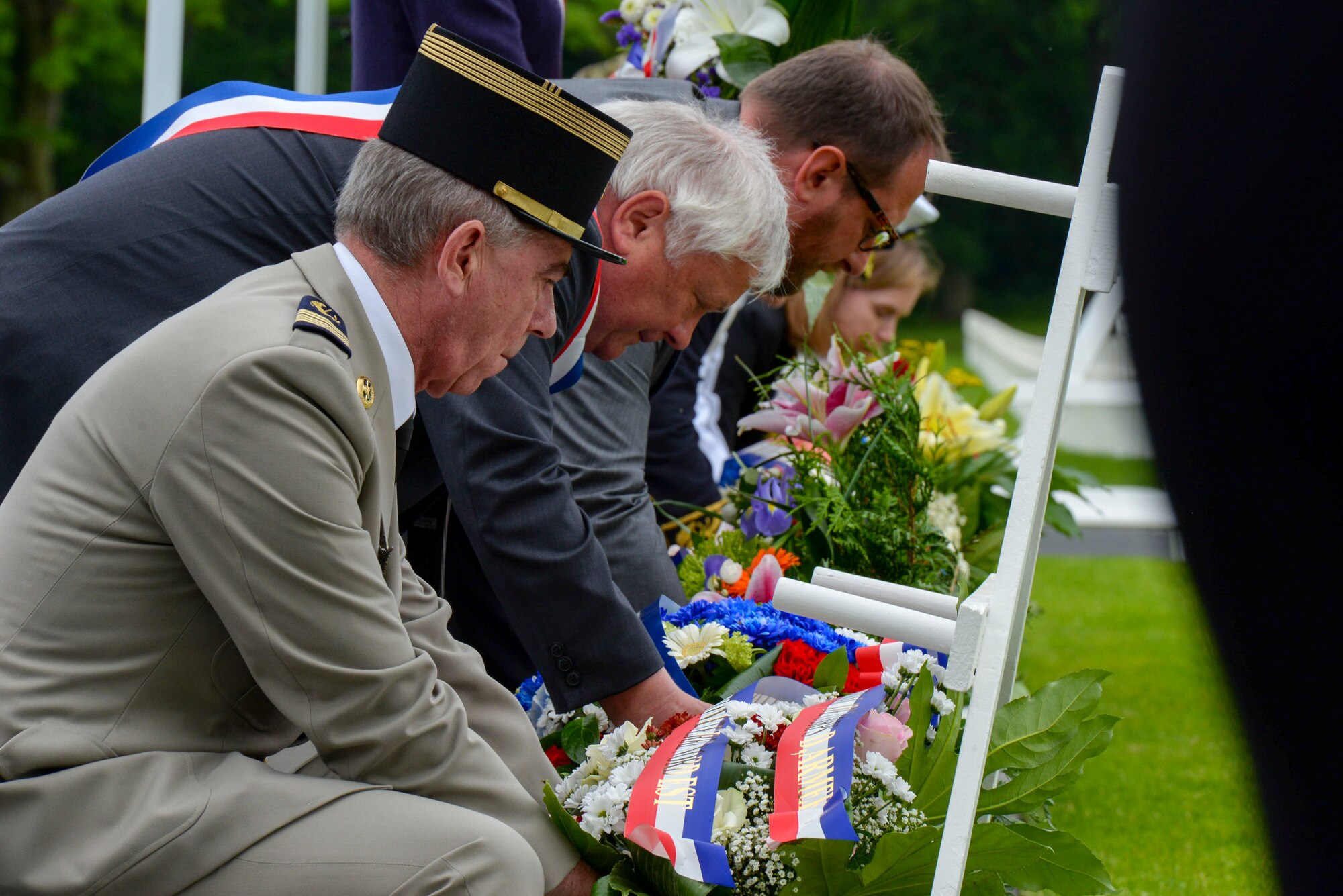 Civilian and military officials came together during a Memorial Day ceremony at Lorraine American Cemetery, Saint-Avold, Moselle, France. The ceremony allowed all in attendance to pay respect to fallen service members.