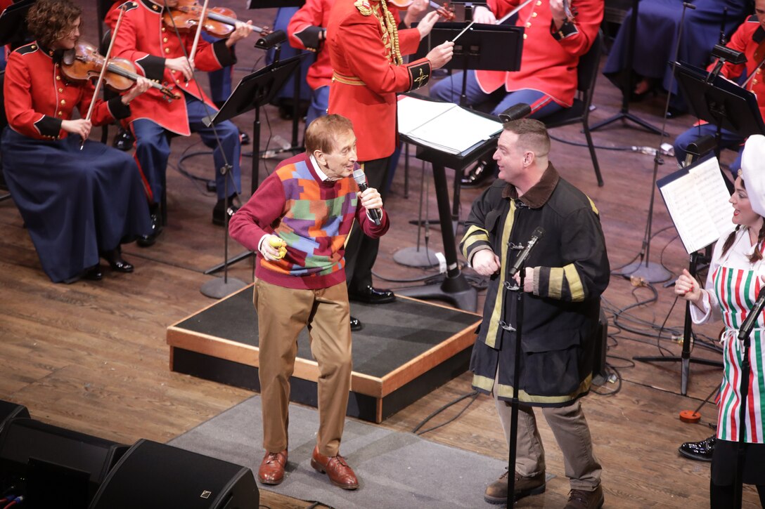 On April 15, 2018, the Marine Chamber Orchestra presented a Young People's Concert with guest Bob McGrath from Sesame Street at the Rachel M. Schlesinger Concert Hall and Arts Center in Alexandria, Va.  (U.S. Marine Corps photo by Master Sgt. Amanda Simmons/released)