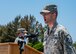 U.S. Air Force Master Sgt. Brad Huthsteiner, 18th Equipment Maintenance Squadron, sings the National Anthem, during a Memorial Day ceremony May 25, 2018, at Kadena Air Base, Japan. Members of Team Kadena gathered to remember and honor U.S. service members who paid the ultimate sacrifice for their country. (U.S. Air Force photo by Staff Sgt. Micaiah Anthony)