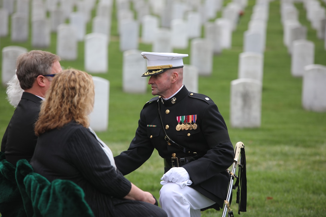 Funeral for Lt. Col. Erik Larsen