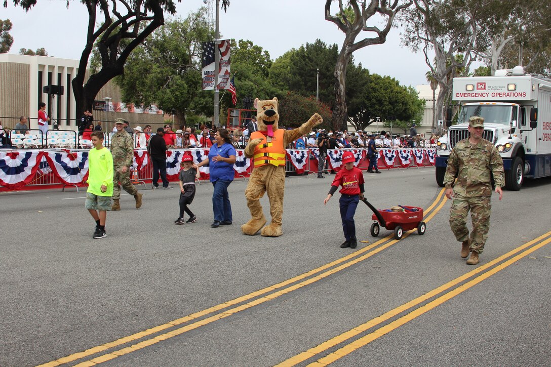 The Los Angeles District participated in the City of Torrance’s 59th Annual Armed Forces Day parade here May 19.