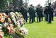 U.S. Soldiers and Airmen stand in honor formation during a Memorial Day ceremony at Flanders Field American Cemetery, Belgium, May 27, 2018. The American Battle Monuments Commission has held Memorial Day ceremonies at Flanders Field since the 1920s, as well as at battle monuments across the world. (U.S. Air Force photo by Senior Airman Elizabeth Baker)