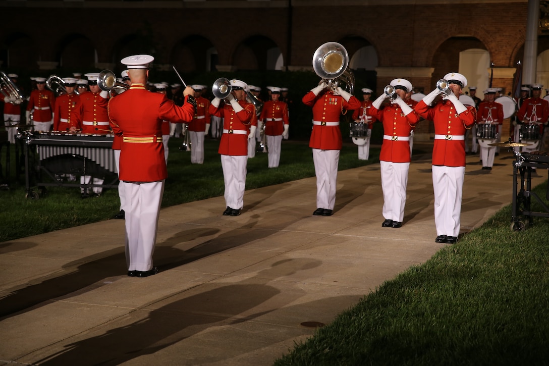 The guests of honor for the parade were Gold Star Families and the hosting official was Lieutenant Gen. Robert S Walsh, commanding general, Marine Corps Combat Development Command, and deputy commandant, Combat Development at Integration.