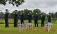 Shaw Air Force Base Honor Guard members perform the 21-gun salute to honor fallen military members at Sumter Shaw Park, Sumter, S.C., May 28, 2018.