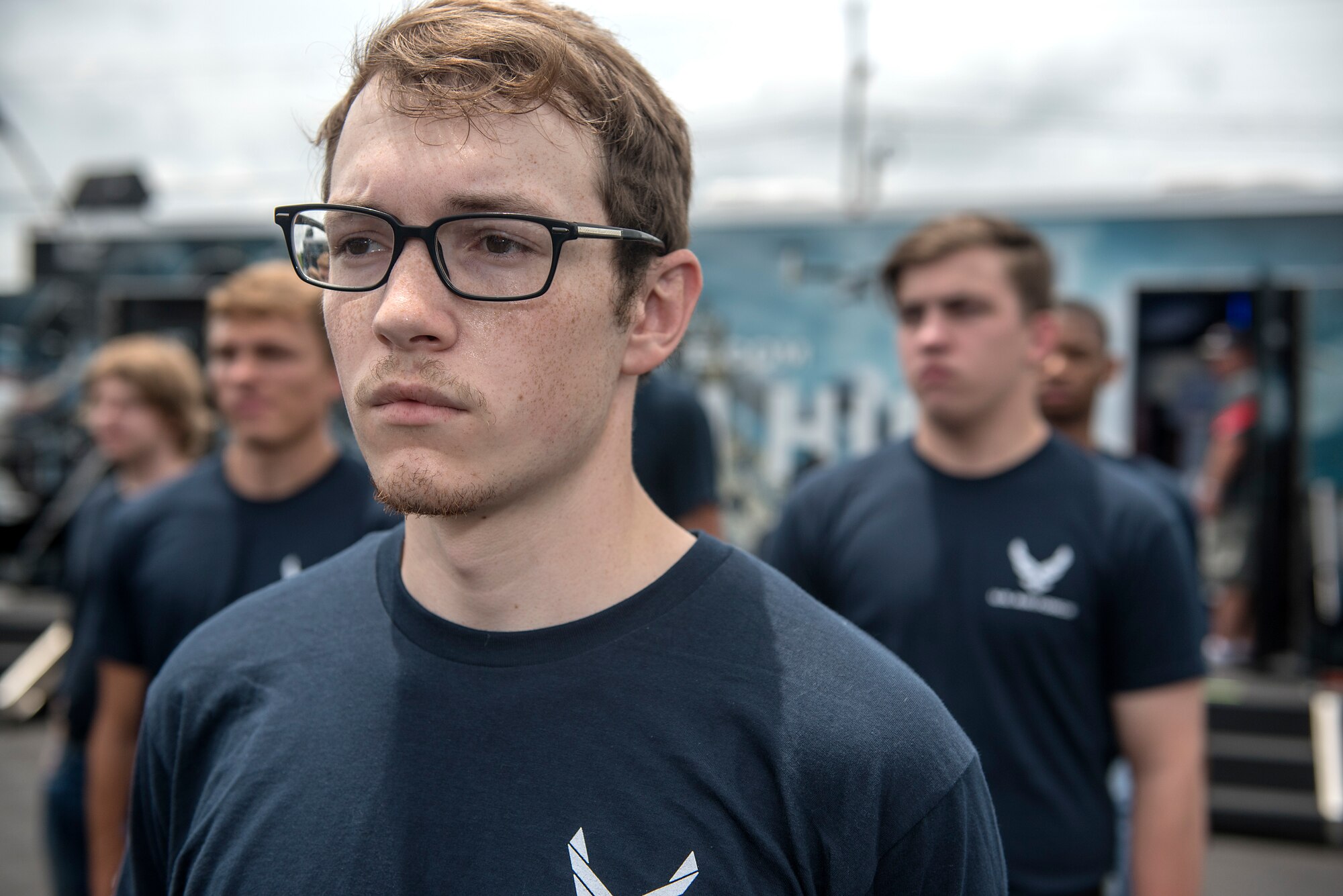 Team Seymour Airmen honored during NASCAR race