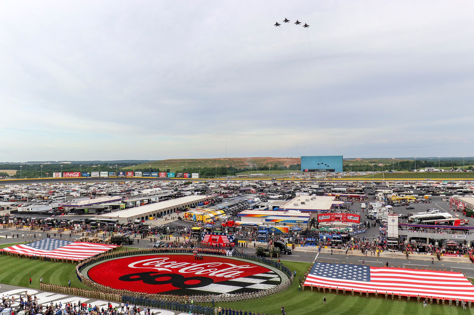 Team Seymour Airmen honored during NASCAR race
