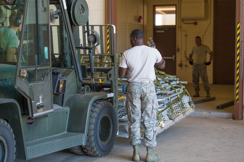 56 LRS receives supplies, strengthens partnership with RAAF Airmen