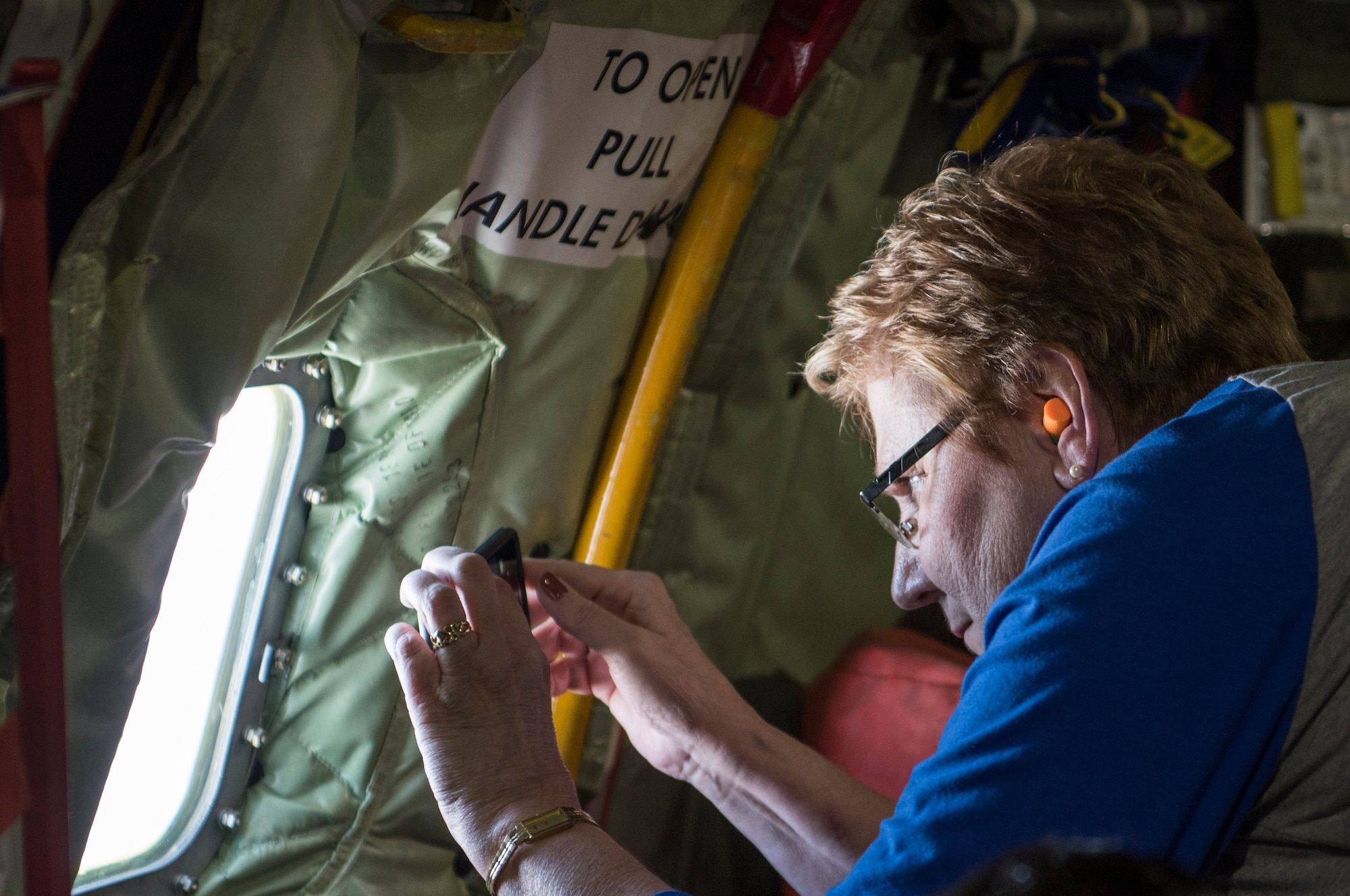 The 126th Air Refueling Wing, 906th Air Refueling Squadron and the 375th Air Mobility Wing hosted a KC-135 Stratotanker orientation flight with Scott Air Force Base’s honorary commanders May 22, 2018, at Scott AFB, Illinois. They were able to witness an aerial refueling and a tour of the St. Louis Arch by a total force crew. “[It was] great to demonstrate our capabilities to those from the local community who partner with us and support our families,” said Lt. Col. Christopher Schlachter Sr., 906th ARS commander. (U.S. Air Force photo by Senior Airman Melissa Estevez)