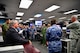 AMALGAM EAGLE 18 exercise planners tour the Western Air Defense Sector operations floor May 22, 2018. Col. William Krueger (far right), 225th Air Defense Group commander, answers questions from the group.  AMALGAM EAGLE 18 is a tactical exercise which is designed to enhance mutual warning and information sharing procedures in support of a cooperative response to illicit flights that cross the U.S.-Mexico border.