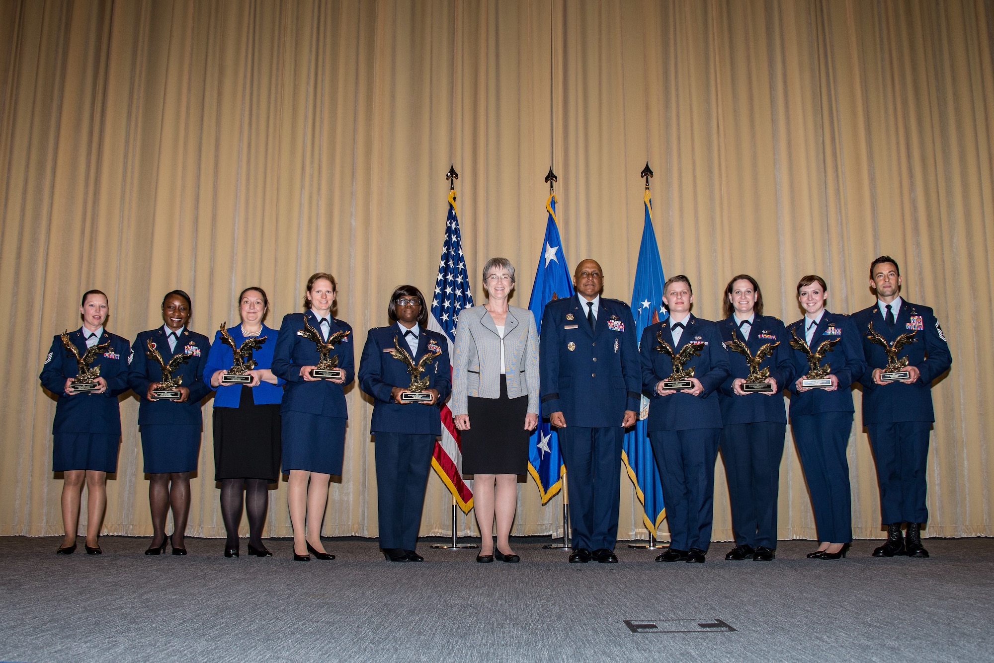 SecAF recognizes exceptional Air University Airmen