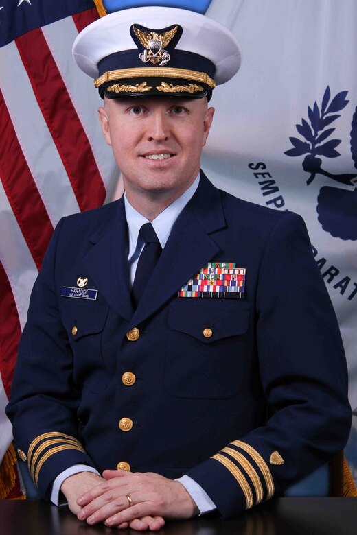 Commander Michael Paradise, USCG Base Charleston commanding officer