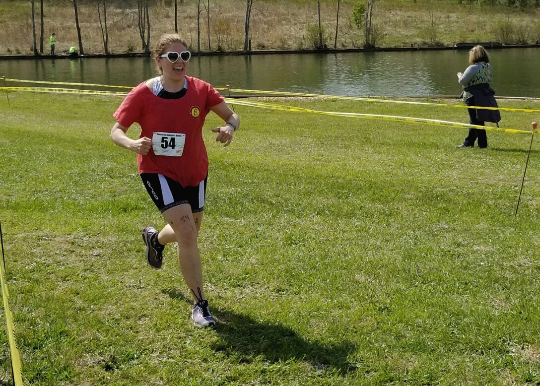 Photo of Katie Walsh running