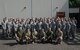 Atlantic Stripe Conference participants pose for a group photo outside the U.S. Air Forces in Europe and Air Forces Africa conference room on Ramstein Air Base, Germany, May 17, 2018. The Airmen were selected to attend the conference because of their potential to serve in higher leadership positions as they continue throughout their careers. (U.S. Air Force photo by Airman 1st Class D. Blake Browning)