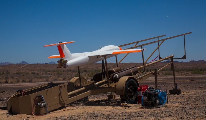 U.S. Marines with 3rd Low Altitude Air Defense (LAAD) Battalion fire FM-92 stinger missiles as part of a live fire exercise at Yuma Proving Grounds, Ariz., May 19, 2018. The purpose of the exercise was to test the stinger missiles and to qualify Marines as part of their annual training. (U.S. Marine Corps photo by Lance Cpl. Hanna L. Powell)