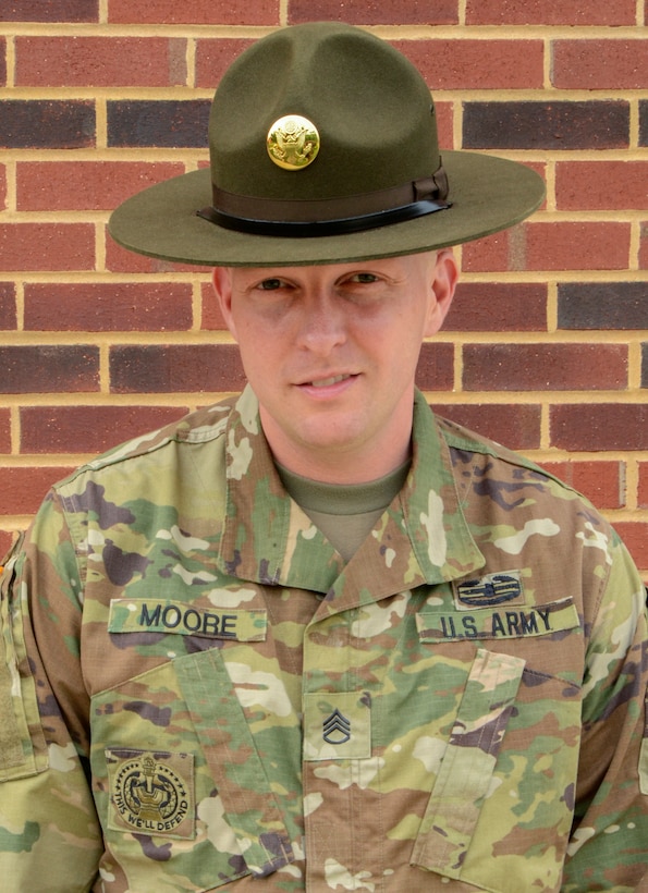 Army Staff Sgt. Joseph D. Moore poses for a photo