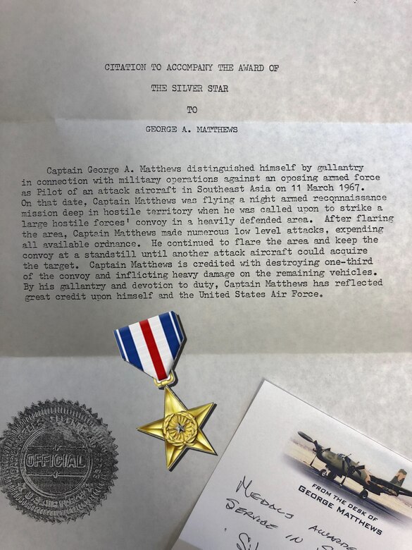 Col. Kurt A. Matthews, 920th Rescue Wing commander, learned the meaning of Memorial Day from the scars his father, Maj. George Matthews, Ret., wears. George was a Vietnam pilot who was awarded the Silver Star and Distinguished Flying Cross for his heroics in Vietnam. George Matthews flew fighter-bomber missions in the A-26 Invader over Southeast Asia to halt war supplies being transported along the Ho Chi Minh trail from Dec. 1966 - Oct. 1967. George lost his brother Aitken "Kenny" Matthews in Vietnam the previous year on Feb. 14, 1966. George instilled in Kurt at a young age the meaning of Memorial Day. George visits 13 friends whose names are on the wall. (Photo Illustration by Maj. Cathleen Snow)