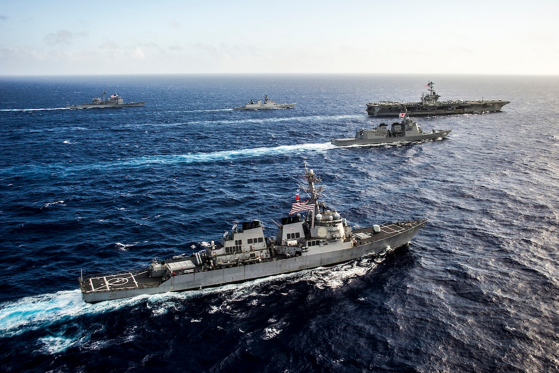 Indian, Japanese and U.S. maritime forces to participate in exercise Malabar 2018