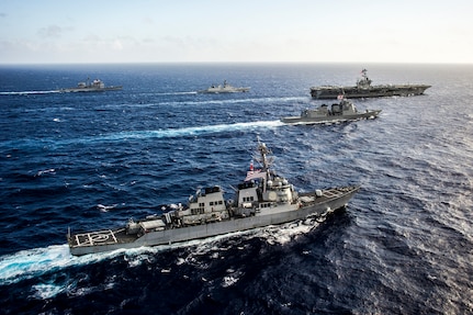 Indian, Japanese and U.S. maritime forces to participate in exercise Malabar 2018