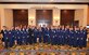 Members of Joint Base Charleston pose for a picture with Gen. Maryanne Miller, commander of Air Mobility Command, at the 2018 Airlift/Tanker Association and AMC Symposium held at the Gaylord Texan Resort in Grapevine, Texas Oct. 25-28, 2018. The symposium offered JB Charleston Airmen and commanders an opportunity to interact with top military leaders and ask questions about the future of the Air Force.