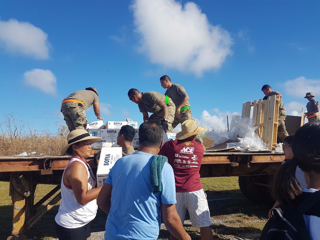 Army Reserve answers call for Typhoon Yutu disaster support relief