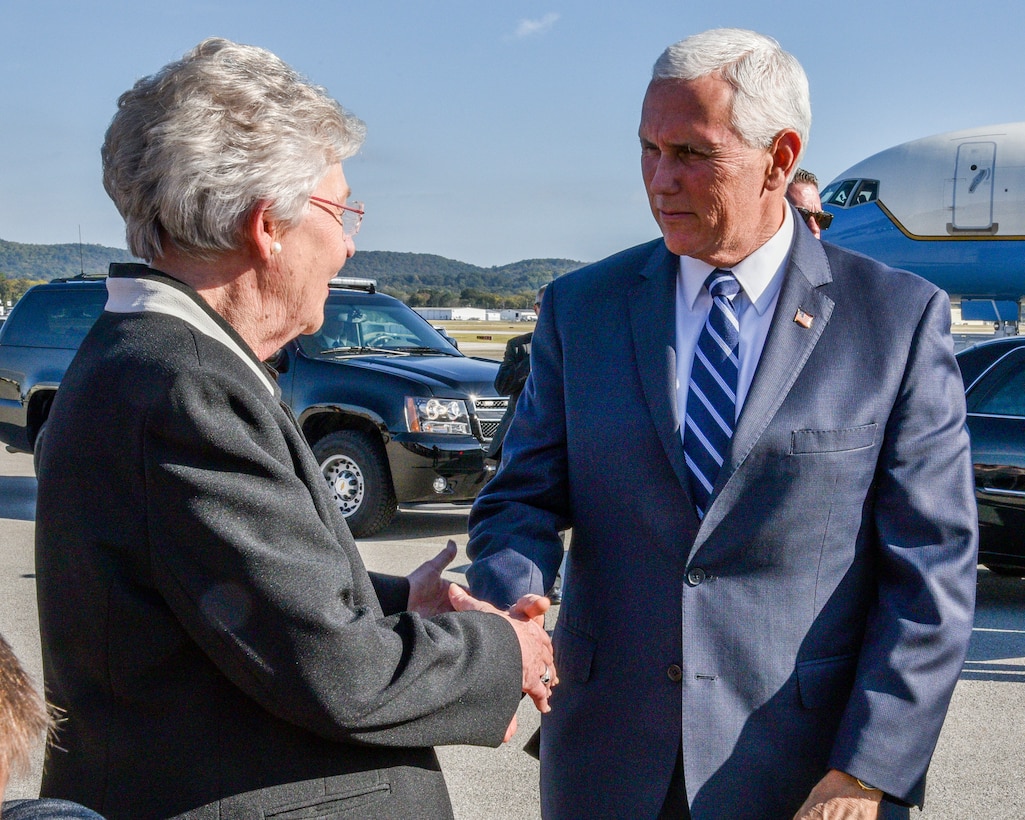 Vice President Mike Pence and Alabama Governor Ivey Visits 117th Air Refueling Wing