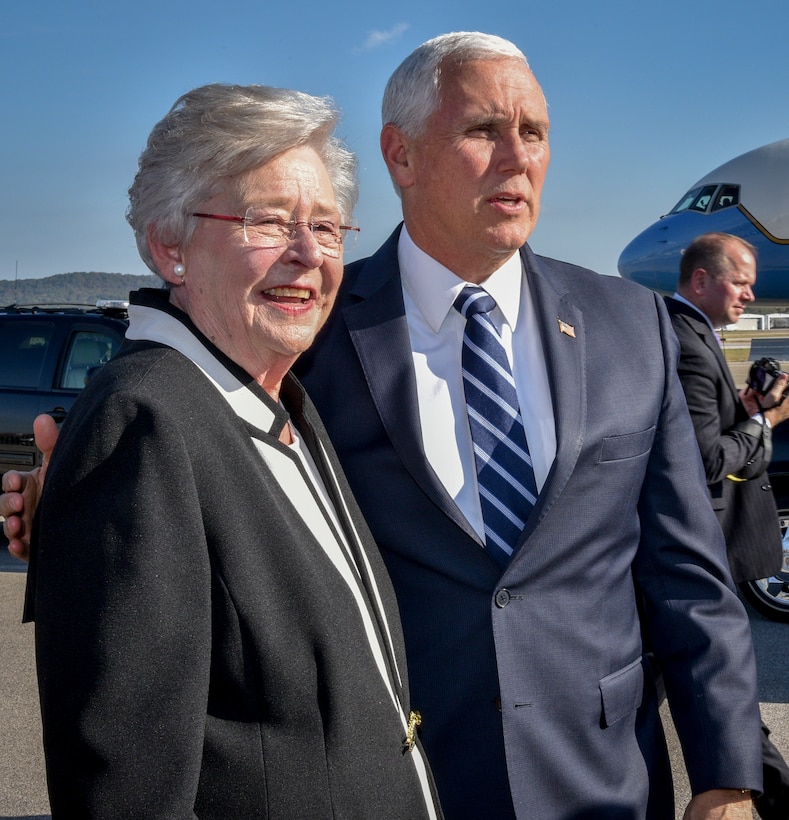 Vice President Mike Pence and Alabama Governor Ivey Visits 117th Air Refueling Wing