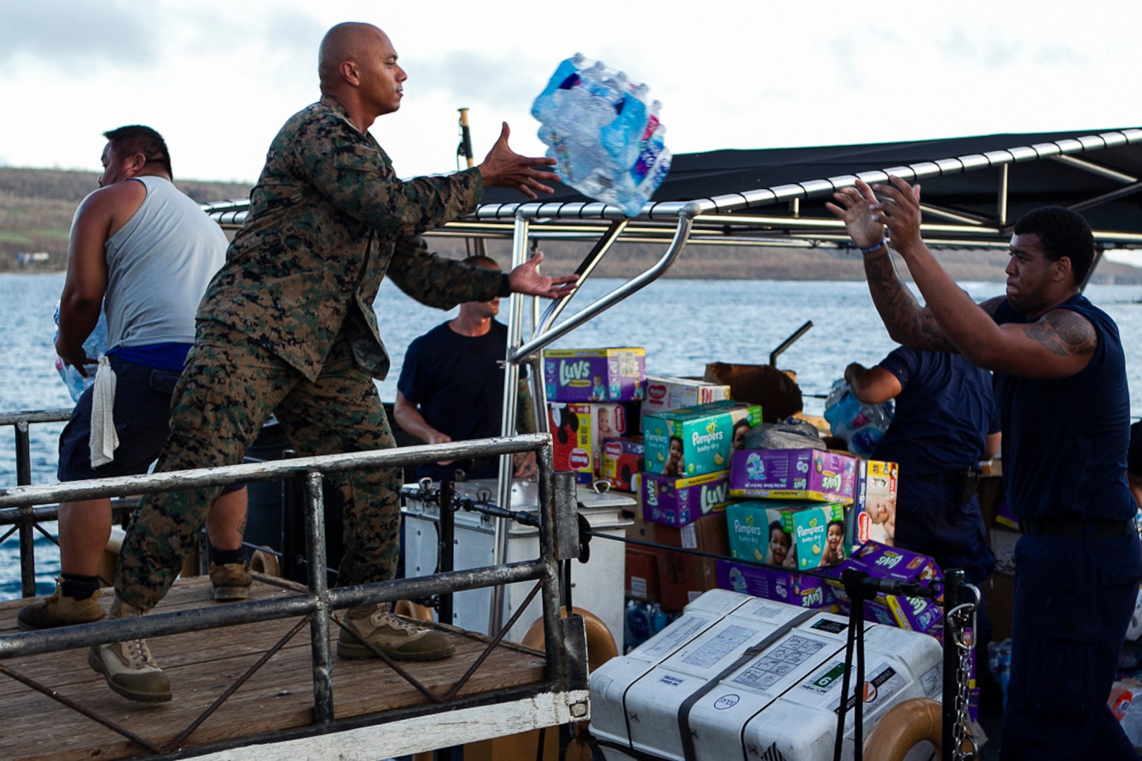 31st MEU Takes the Lead of Joint-service Task Force in Response to Super Typhoon Yutu