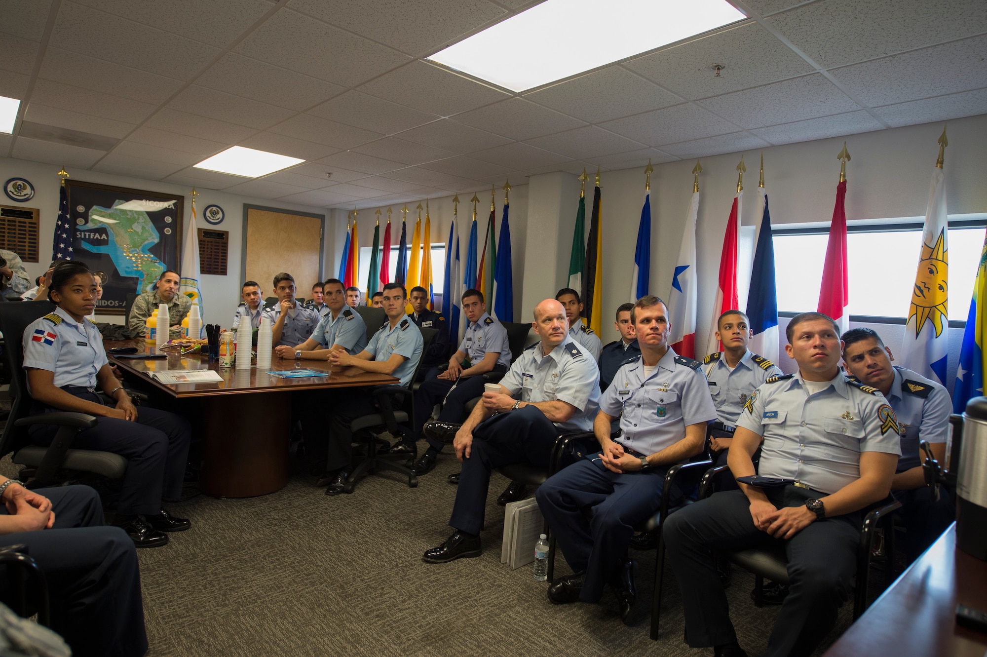 Latin American Cadets visit SOUTHCOM air component