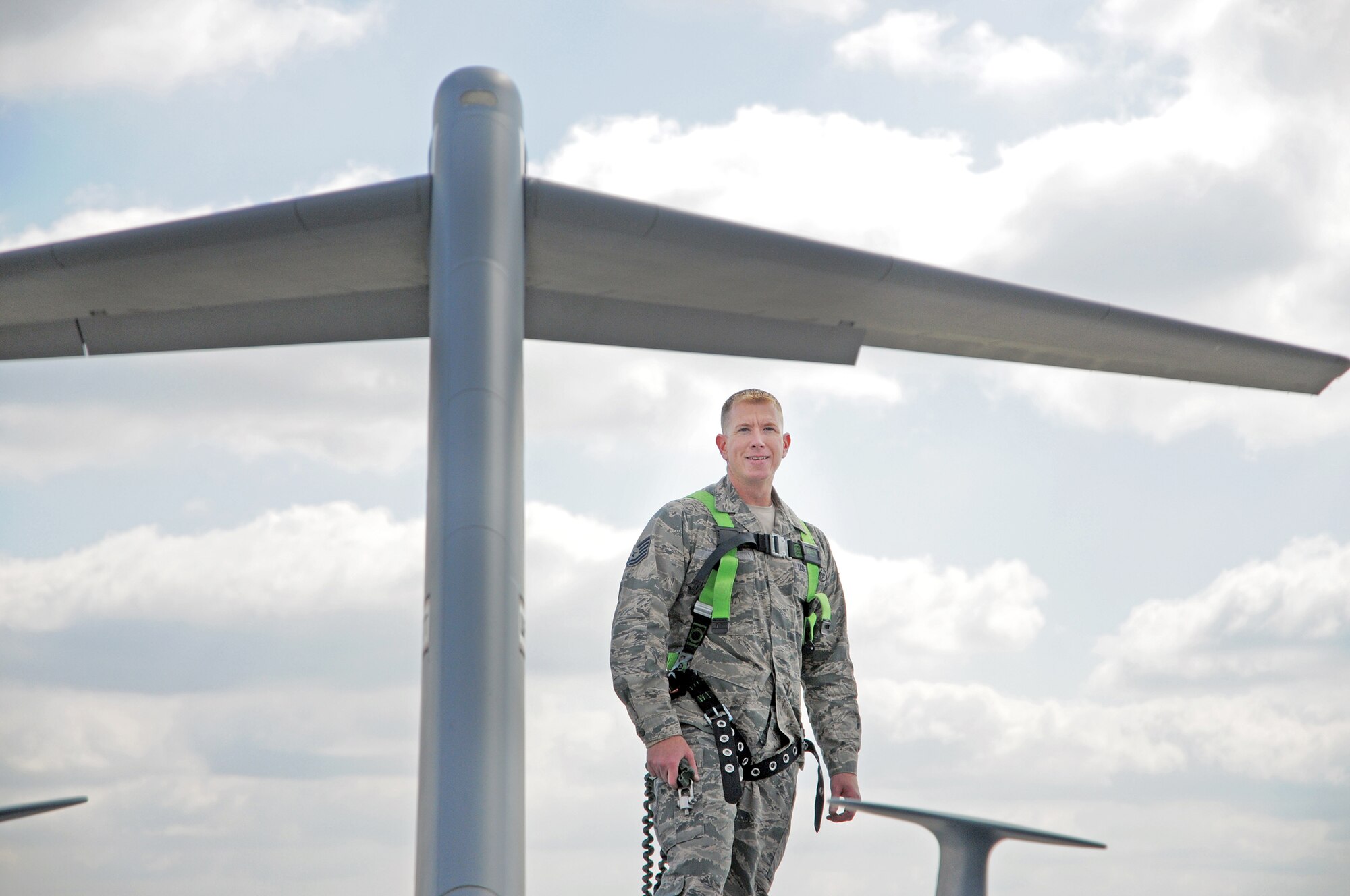 Tech. Sgt.  Adam Sotak, 445th Aircraft Maintenance Squadron C-17 Globemaster III crew chief, is the 445th Airlift Wing November Spotlight Performer.