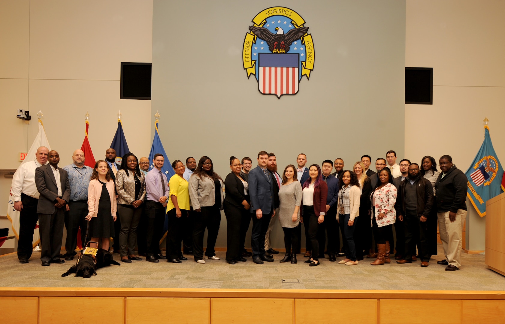 DLA Pathways to Career Excellence Program participants were honored during a graduation ceremony Oct. 31, 2018 at DLA Troop Support in Philadelphia. Graduates from DLA Aviation Philadelphia and the DLA Contracting Services Office were also honored.