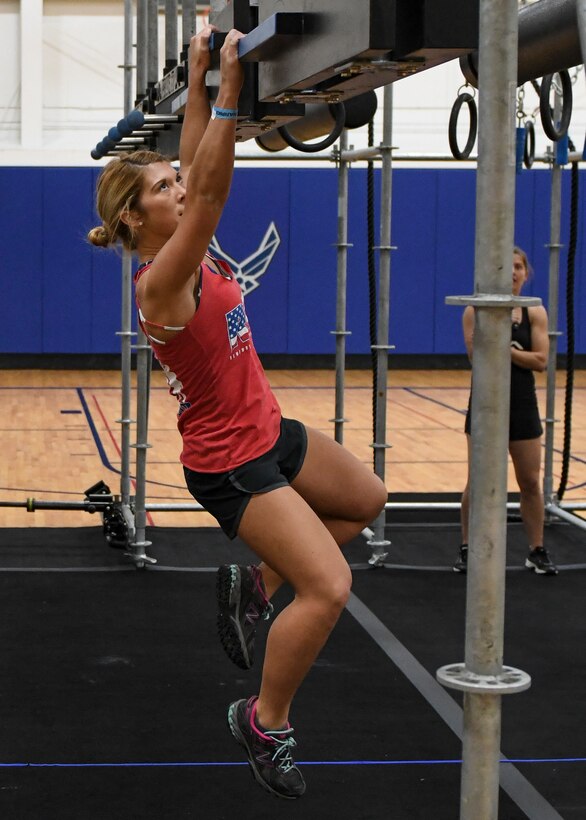 The Alpha Warrior program brings the obstacle-based fitness apparatuses to Air Force bases to host friendly competitions and inspire Airmen fitness.