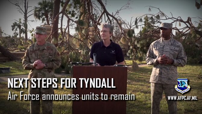 Air  Force announces units to return to Tyndall
