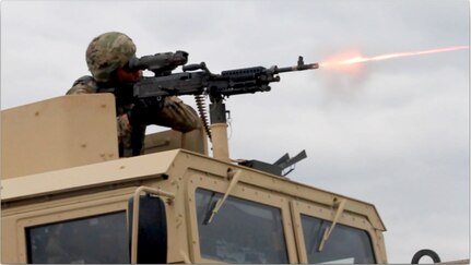 Task Force Cadre Conduct Live Fire Rehearsal