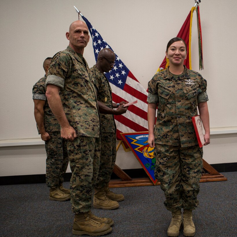 Marines and Sailors awarded across MCAS Miramar