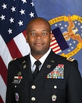 Army Lt. Col. Sherdrick Rankin in his command photo