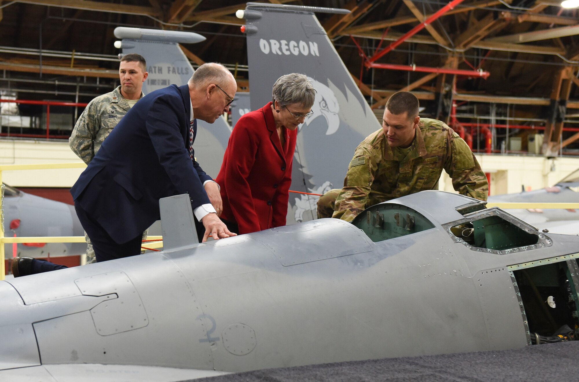 Secretary of the Air Force visits Kingsley Field