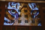 In 2016, the U.S. Department of State (DOS) in partnership with Discovery Communications, Vulcan Productions, and the file “Racing Extinction” projects images of wildlife on the DOS Washington DC façade to raise awareness of and spur action on the global threat of wildlife trafficking. (State Department)