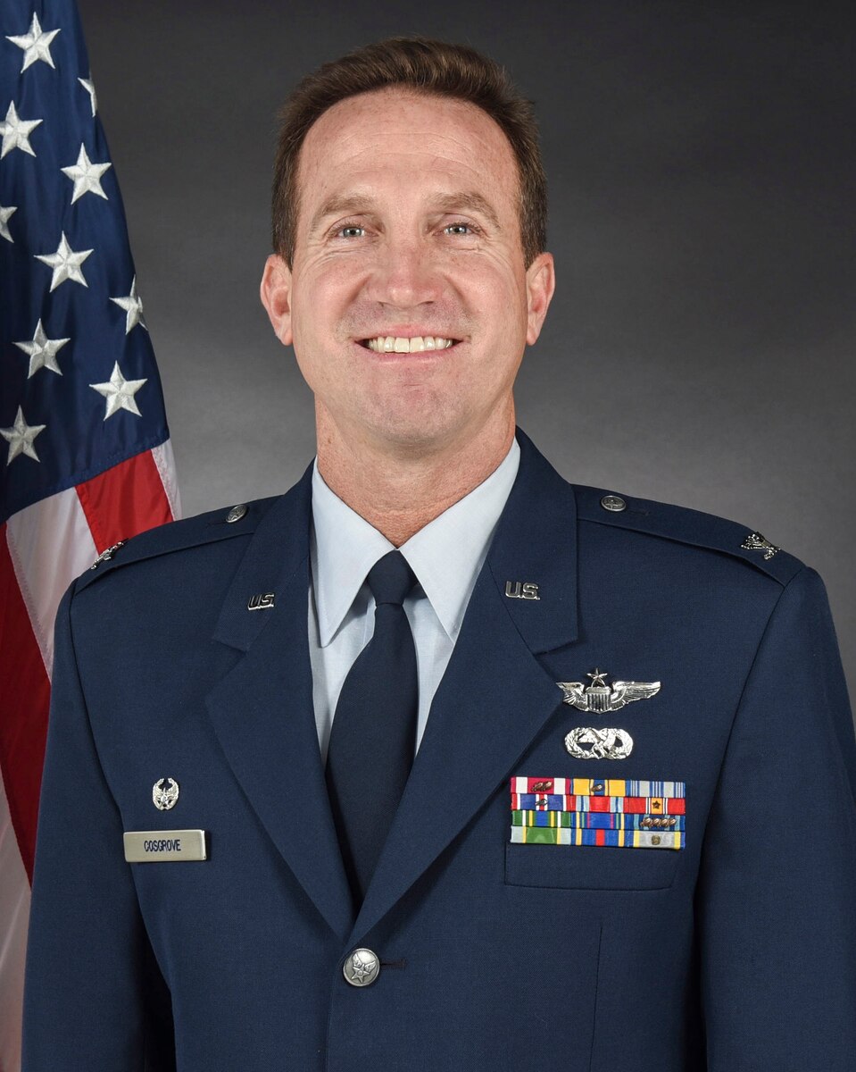 108th Wing Commander Col. John M. Cosgrove official photo