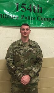 Cpl. Timothy Martin is the West Virginia Army National Guard Soldier Spotlight for November 2018. (Courtesy photo)