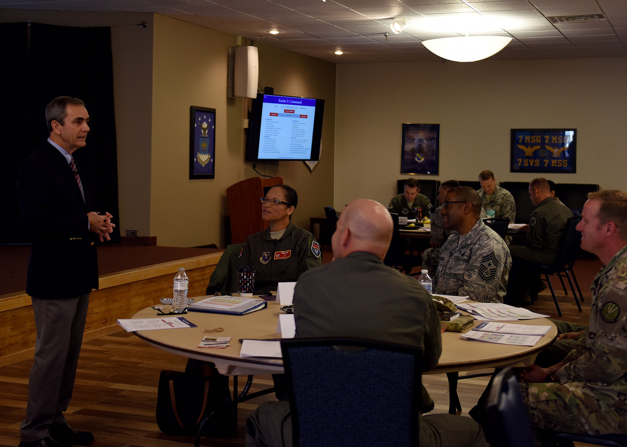 Former POW visits Dyess, provides leadership insight