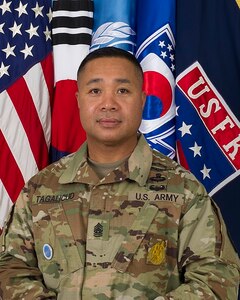 Command Sgt. Maj. Walter A. Tagalicud, United States Forces Korea, United Nations Command, Combined Forces Command.